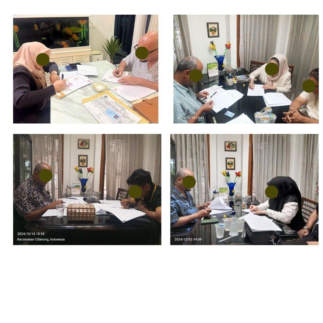 Dokumentasi akad Kahfi Prestige sebagai ilustrasi proses legal pembelian properti