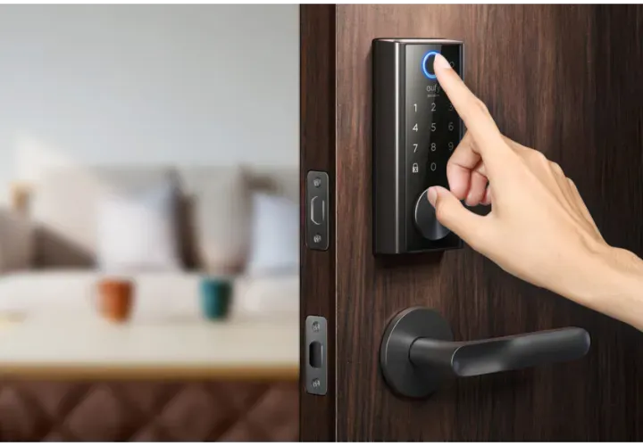 Fasilitas smart lock sebagai ilustrasi sistem kost terkelola
